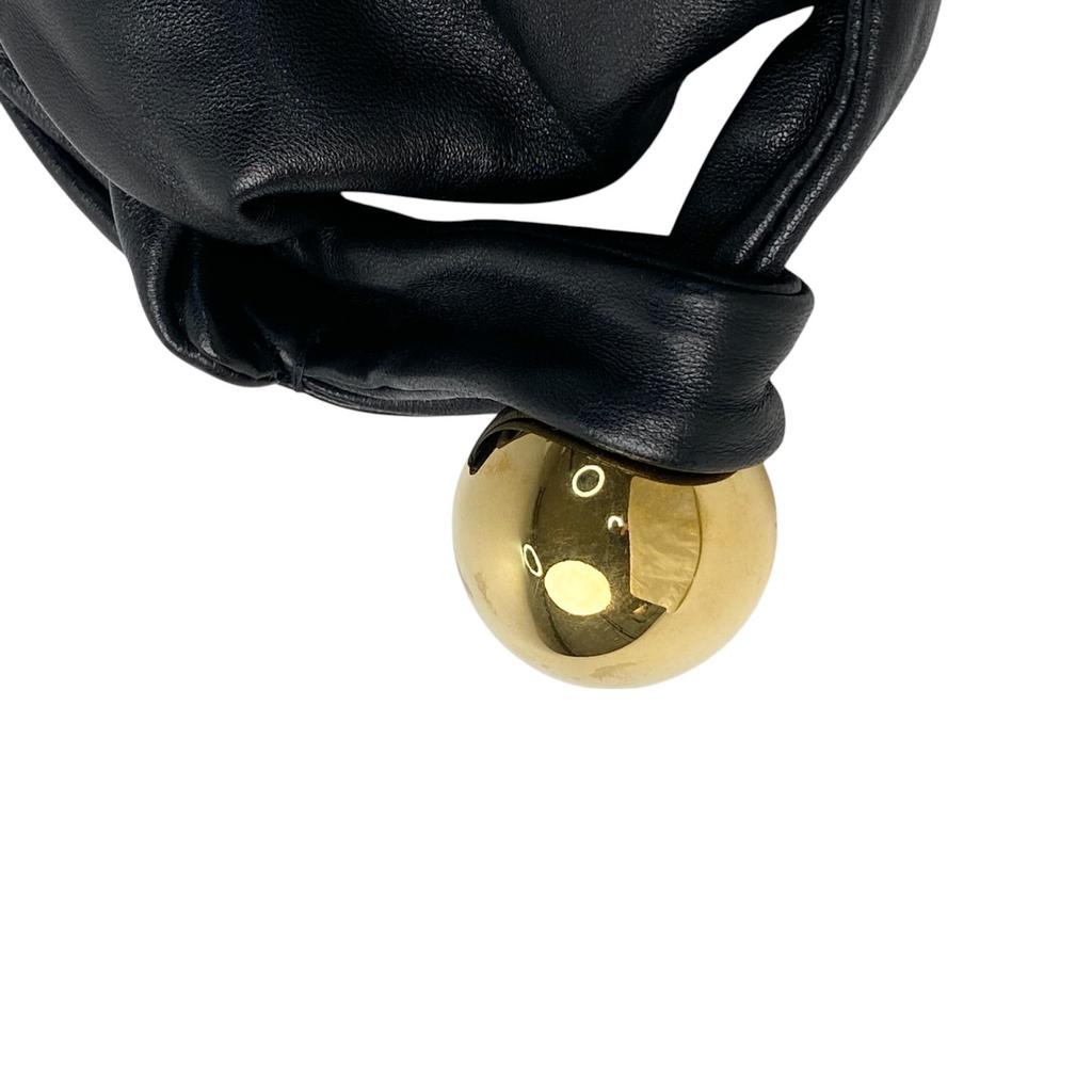 Used JIL SANDERHandbag Black/gold Leather Women