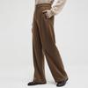 broadcast Women's Loose Wide-Leg High-Waist Straight Long Pants