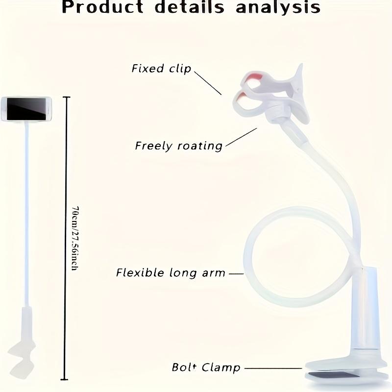 360 forgó, flexibilis karú telefontartó asztali ágy Lazy táblagép klip tartó mobil állványtartó
