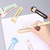 50pcs Creative Cartoon Animal Bookmarks Card Mixed Pattern Paper Book Clip Dual-use Stationery Ruler Bookmarks Student Supplies