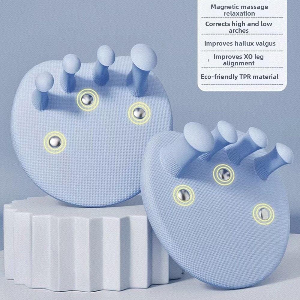 2Pcs Magnet Bead Foot Alignment Device O-shaped Leg Orthopedic Insoles  Leg Muscle Training