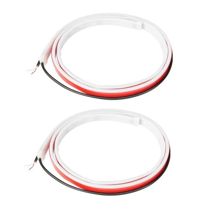 Car Interior Door Decoration Welcome Light Strips LED Warning Light 12V 120cm LED Opening Warning LED Ambient Lamp Strip