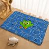 Duolingo Owl Duo 2 Floor Mat Floor Mat Soft Flannel Non-Slip Door  Rug for Living Room