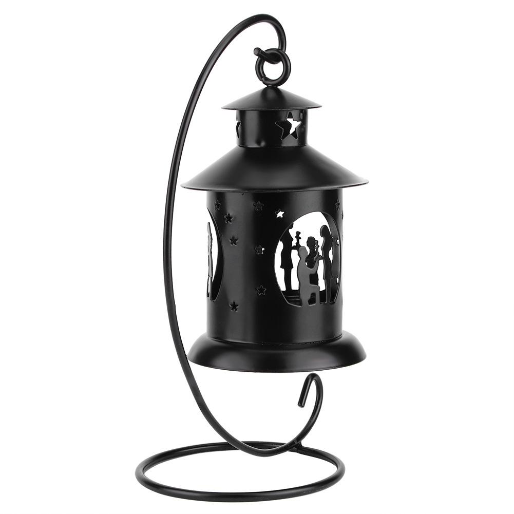 Lover Decor Hollow Out Candlestick Hanging Candle Holder Household Decoration Ornament