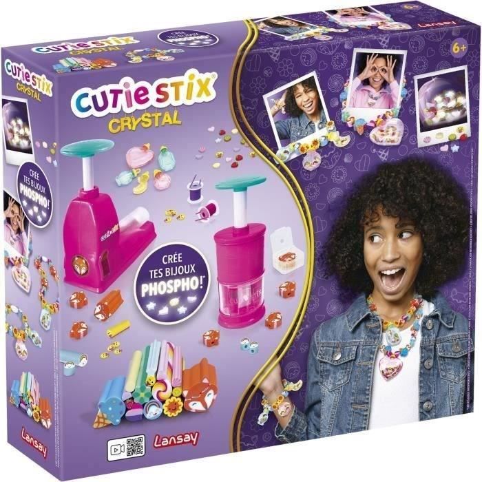 LANSAY - CUTIE STIX - Set de Création Mes Bijoux Cristal - Activités Artistiques - Dès 6 ans