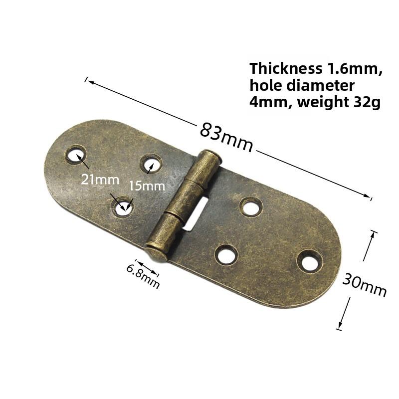 2 st 180 graders vikbara gångjärn flik skruvbara gångjärn för symaskin skåpdörr gångjärn möbelbeslag tillbehör
