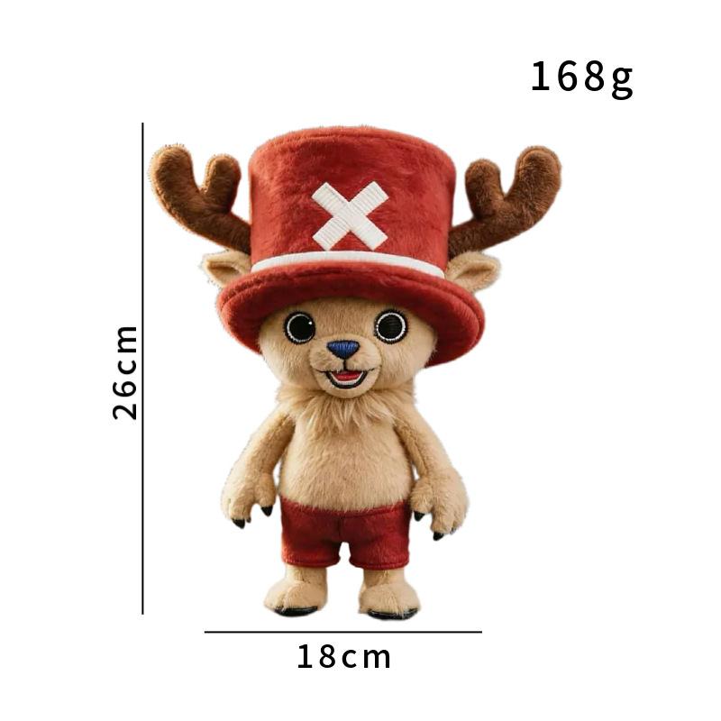2026 New Anime One Piece Tony Tony Chopper Plush Cute Ship Doctor Deer Anime Peripherals Plushie Doll Toy Birthday Gift For Kid