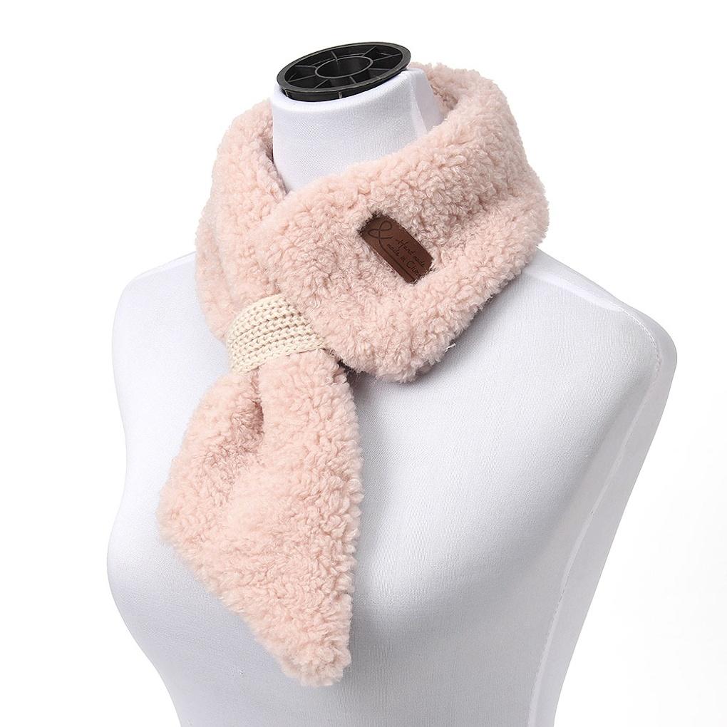 Cashmere Winter Petite Poggle Short Muffler for Women