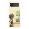 Genshin Impact klee Sayu Qiqi xiao For Samsung Galaxy Z Flip 3 4 5 Hard Folding Clear PC Phone Case For Samsung Z Flip3 Cover