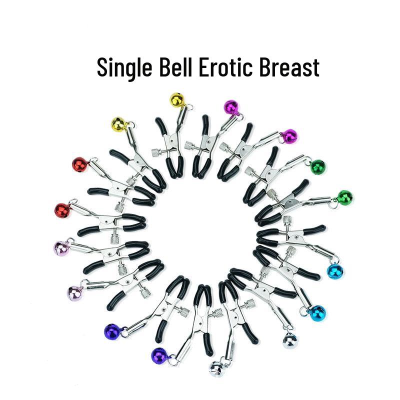 Nipple Clamps with Bells - Erotic Accessories for Couples