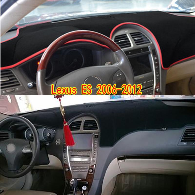 Pre Lexus ES 350 240 2006-2012 Kryt palubnej dosky Podložka na ochranu pred slnkom na panel prístrojov Ozdoby