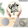 2D Flat Retro Aluminum Wall Decorations in Various Sizes. A Perfect Choice for Home Decor and Gifts, Expressing The Sentiment "God Gave You To Me