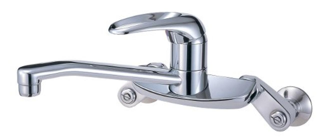 SANEI Kitchen Mixer Tap for Cold Single Lever Mixer Tap with Benry Eccentric Cold Climate Specification (Sanei) Climates Pipe, CK2710K-3U
