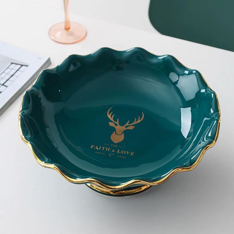 Роскошная скандинавская керамическая фруктовница