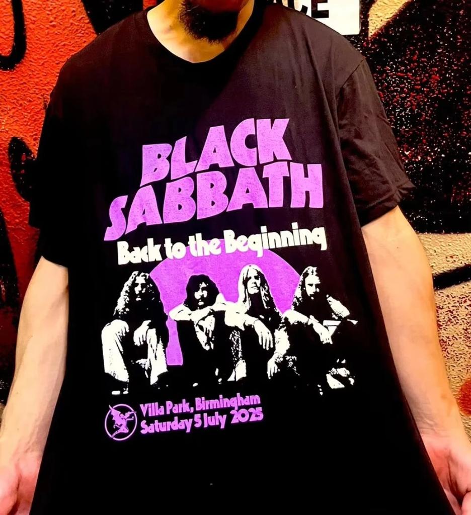 2026 Black Sabbath and Ozzy Osbourne Back To The Beginning Merch Event Tee with Lineup Men Women T-Shirt Ins Y2k New Brand New Style
