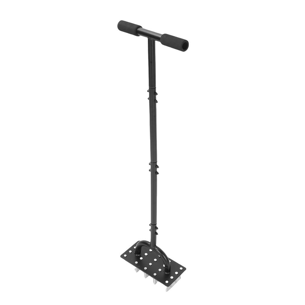 Lawn Aerator Spike 34.6 Inch Extended T Shaped Handle 20 Spikes Manual Lawn Aerator Tool for Yard