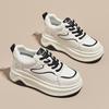 Women's Sneakers Shoe Thick-soled Comfortable Flat Casual Shoes Women Plus Size Spring and Autumn Reflective Strip Girl Shoes
