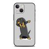 Dackel Würstchenhund Luxus Handyhülle Für Apple iPhone 16 11 15 14 Pro MAX 12 13 7 8 Plus X XR XS SE Silikon Schwarze Hülle