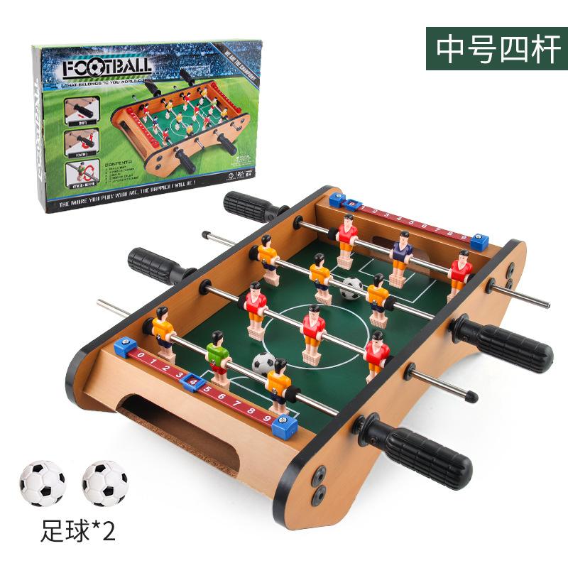 Resources Wooden Table Football Table Par 4 Par 6 Football Table Parent-Child Interactive Toys Indoor Table Games