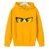 Winter Casual Versatile Comfortable Cute Eyes Pattern Print Children's Cute Warm Hoodies