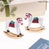 1 Pcs Mini Christmas Decoration Dollhouse Trojans Model Toy 1/12 Miniature Doll House Accessories Bedroom Scene Prop