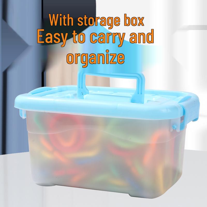 Educational Geometric Building Block Necklace Toy for Kids