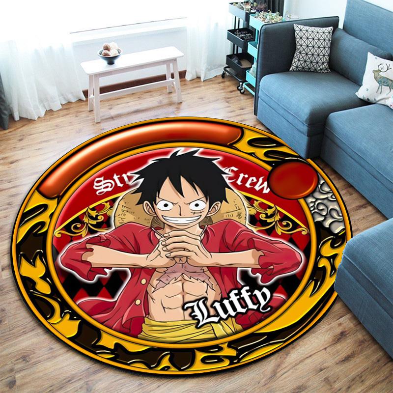 Cute Monkey D. Luffy from the Japanese manga ONE PIECE carpet is soft, home, bedroom, door mat decoration, and non slip carpet E10