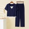 Xiaofu Women's Summer 2025 Stylish T-Shirt Two-Piece Set