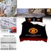 Modern Minimalist Manchester Pattern Digital Printed Bedding Set And Pillowcases For Bedroom Decor
