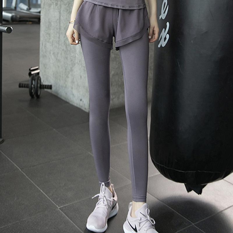 

Высококачественный женский быстросохнущий костюм из двух частей для йоги и фитнеса на весну и осень S [80-95 lbs]