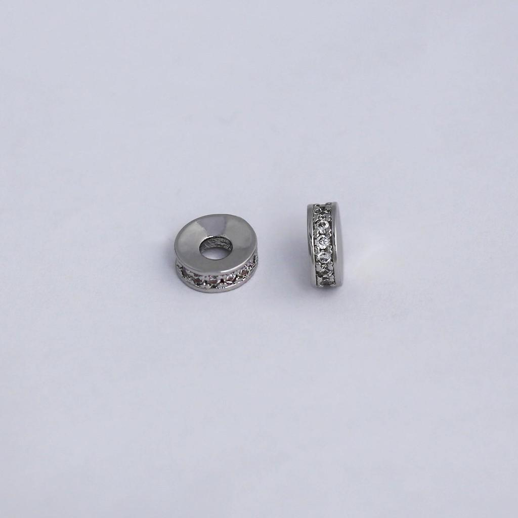 18k Gold Filled Spacer Beads with Zirconia for DIY Jewelry: Bracelets, Necklaces