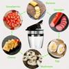 304 Stainless Steel Red Dates Slicer Clear Container Vegetable Chopper  Cooking Preparation