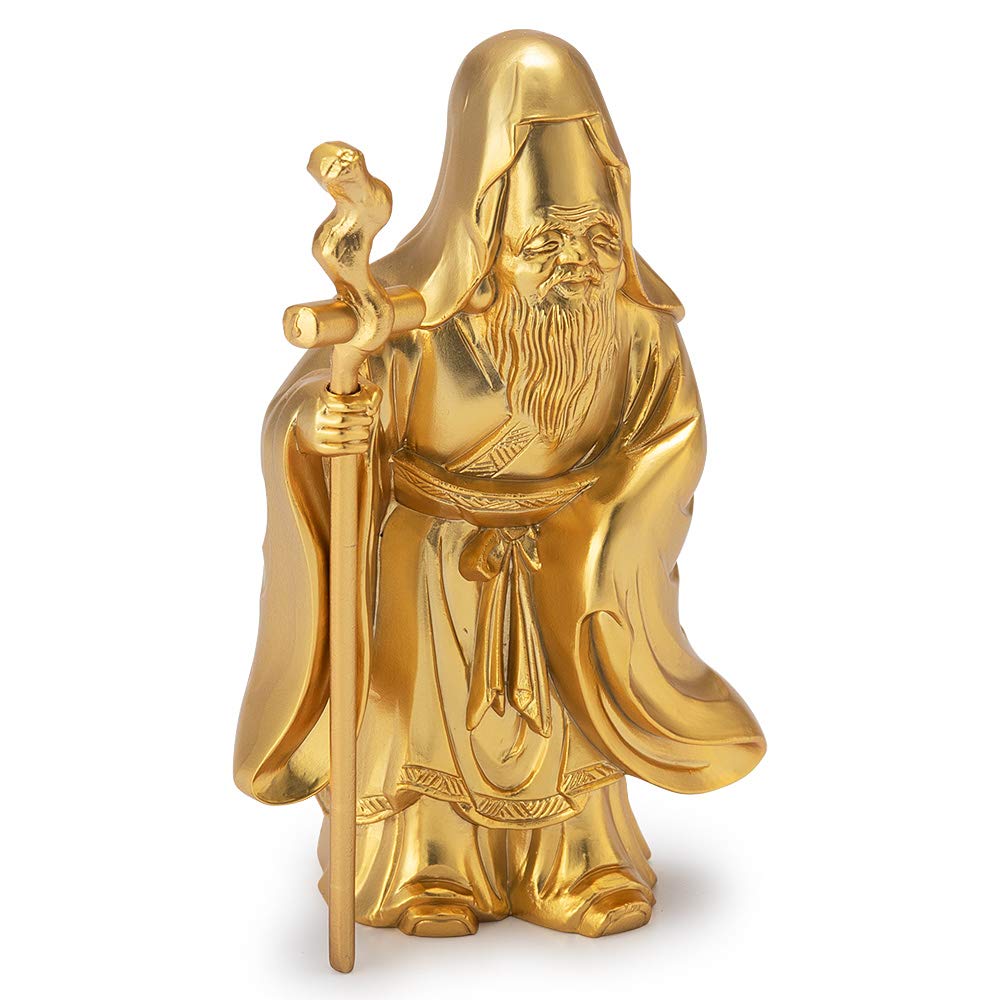 Buddhistischer Altarladen Takita Shoten Buddha-Statue Good Sieben Glücksgötter Fukurokuju x Breite von Hideun Wohlhabend gut gut Abwehr von Bösem herausgegeben von Takita