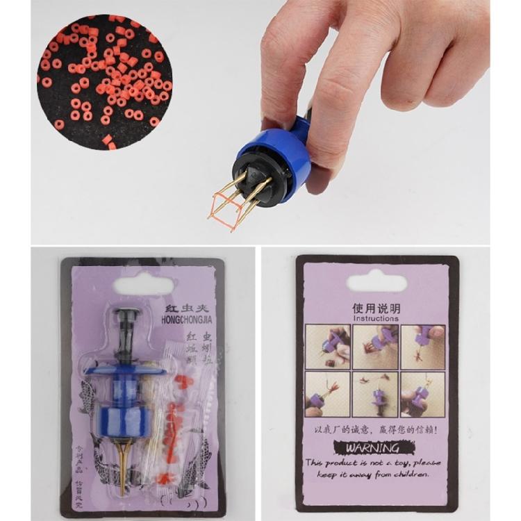 Accessori da Pesca Fascettatura Terminali da Pesca a Fondo Strumento Fascettatore per Pellet con Fascette Esca Pellet Fascettatore