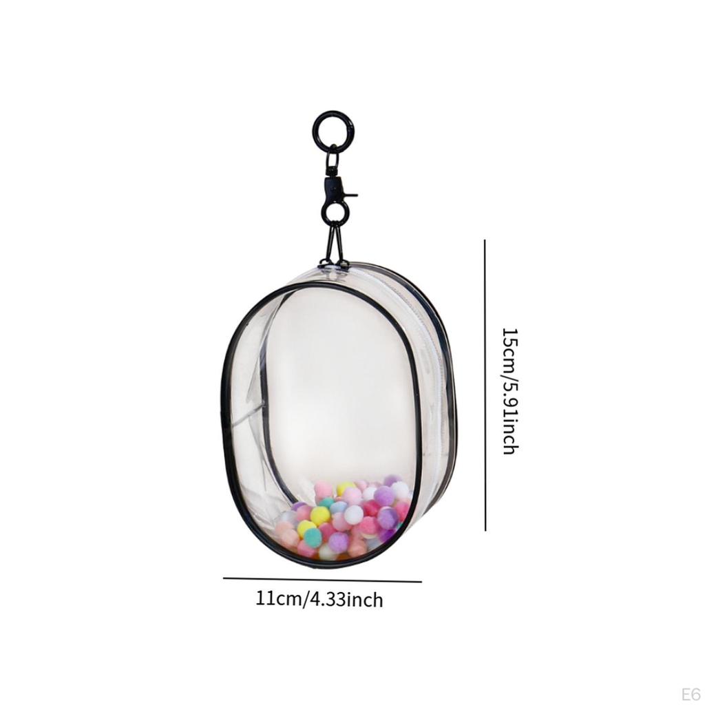 Clear Figure Display Bag Dustproof Mini Doll Storage Case Decoration