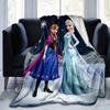 1pc. Winter Wonderland Blanket, Seasonal Decorative Throw, Cartoon Themed Blanket for Cozy Home Decorations, Soft Flannel Throw Blanket, Ver