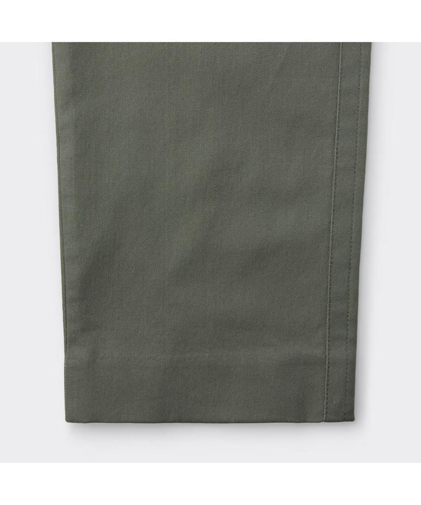 Keoseuuteommellou Khaki Regular Fit Cotton Pants C9Pam26102Khx