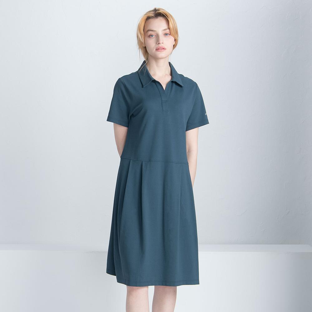 DURAN Pk Open Collar Dress Dtf4S-5123 3Colors