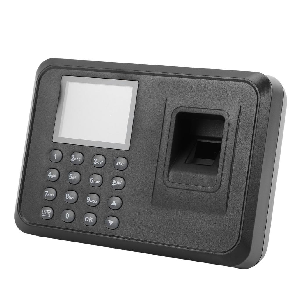 Employees Time Clock 2 In 1 Fingerprint Password In Out Machine Attendance Punch Recorder Tracker for Small Business US