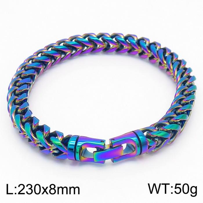 Trendy Minimalist Dragon Bone Chain Titanium Steel Bracelet