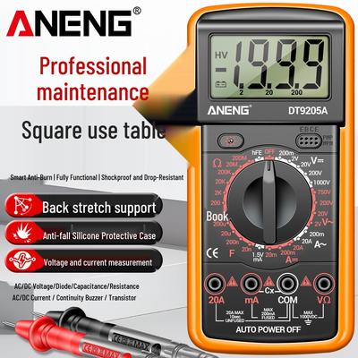 ANENG DT9205A High-Precision Digital Multimeter for Electricians