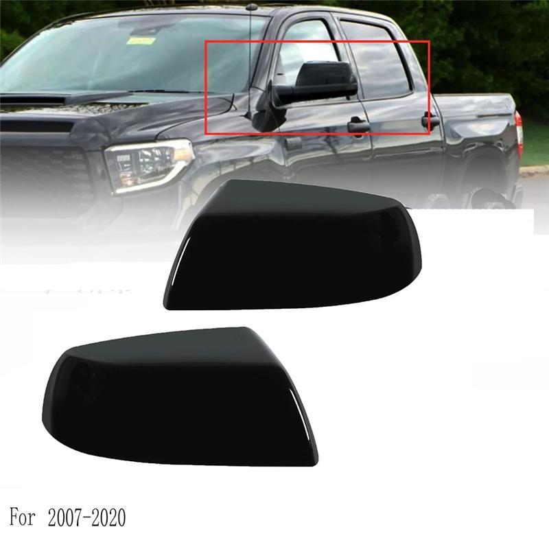 For Toyota Sequoia 2007-2020 Car Exterior Door Rear View Case Trim Side Mirror Cover Wing Cap Rearview