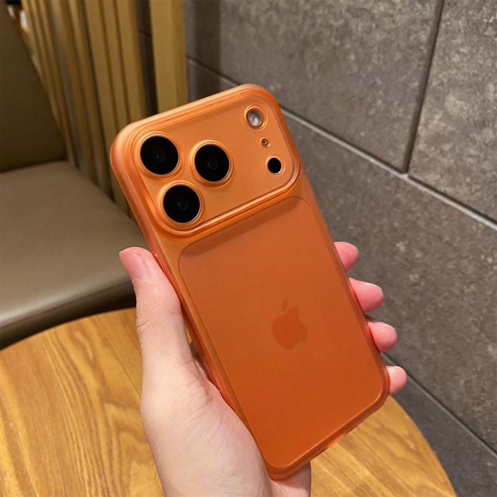 Transparent Case For iPhone 17 Pro 16 15 14 13 12 Pro Max Air Plating Frame Lens Film Protection Anti-fall Hard Clear Cover