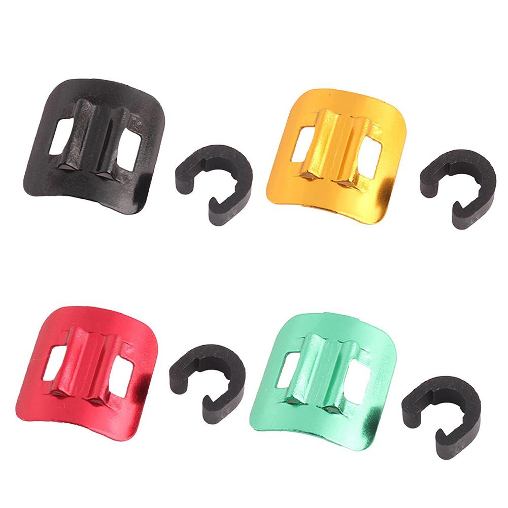 5 Stück / Packung Fahrradkabelhalter Fahrradkabelklemmen Aluminiumlegierung C-Form Schnalle Für Rennrad Brems- Schaltzüge