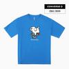 Converse Summer Short Sleeve Sneaker Tee Blue Uck177 Bir