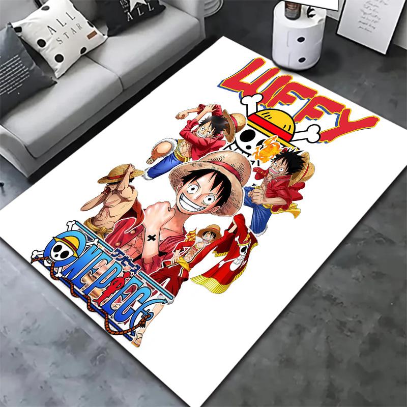 One Piece Monkey D Luffy Carpet Rug For Living Room Bedroom Home Sofa Decoration Kids Play Nonslip Floor Mat
