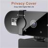 Webcam, Webcam 4K Mini Camera 1080P Webcam Full HD 2K Con Microfono Autofocus Web Camera Per PC Computer Laptop Fotocamera Online(1080P)