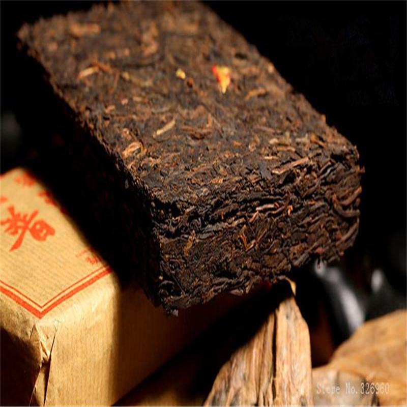 100g Pu'er Tea Brick Ripe Puer Tea Ancestor Antique Older Puerh Pu-erh Black Tea