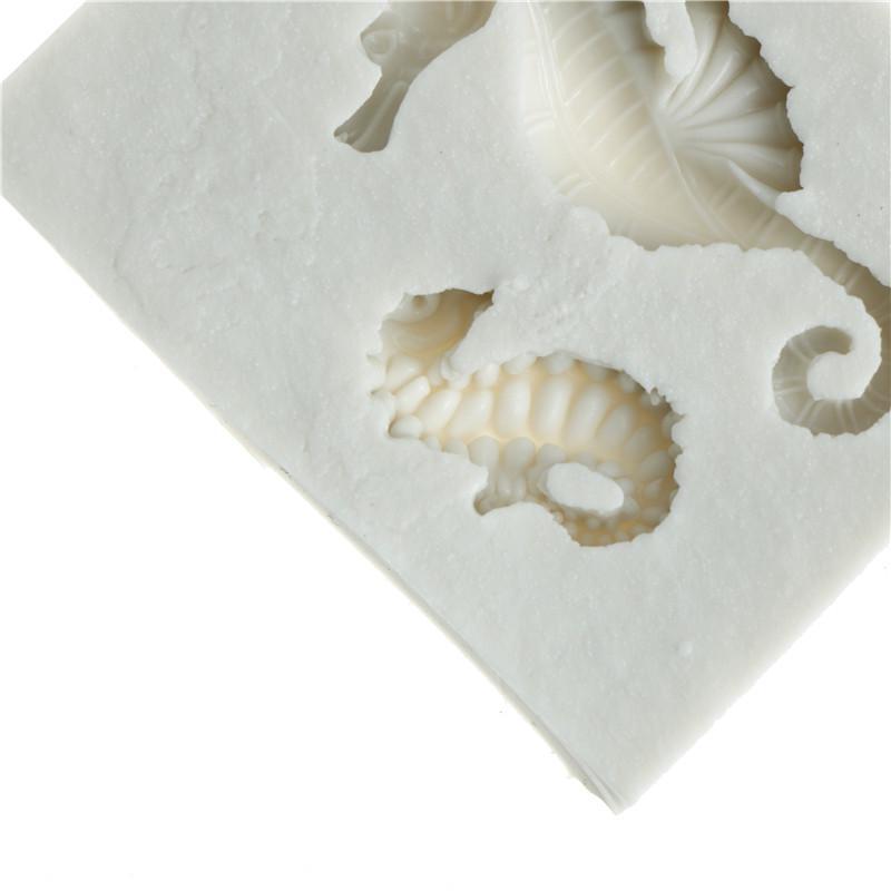 Sugarcraft Sea Horse Silicone Mold Fondant Mold Cake Decorating Tools Chocolate Mold