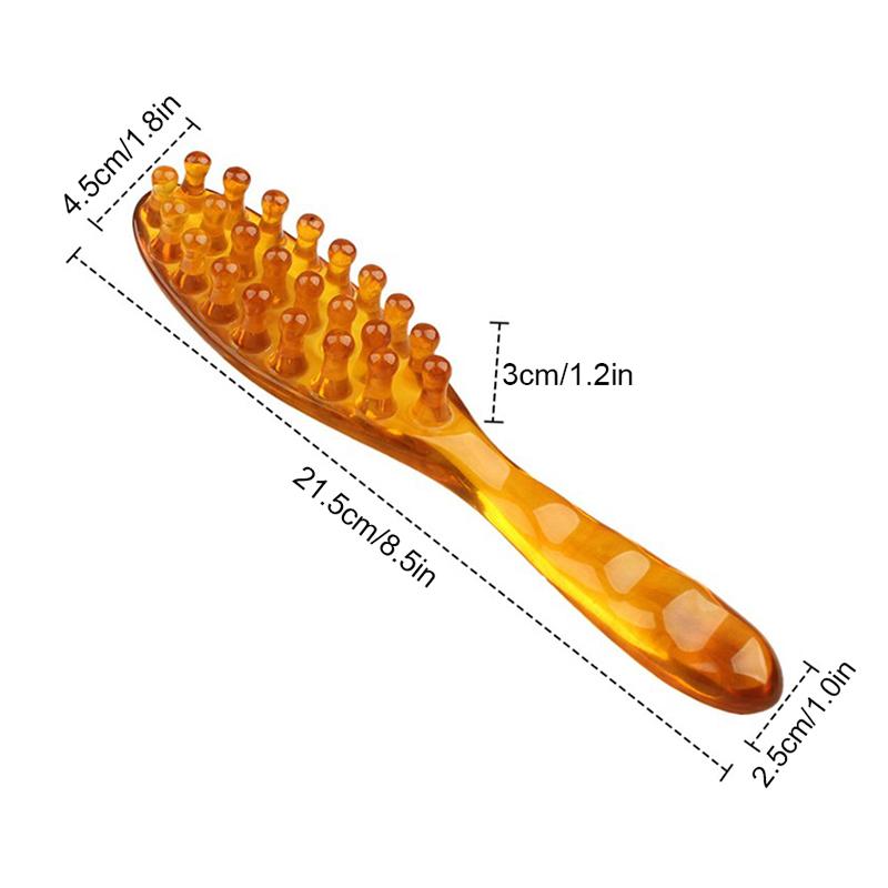 Scalp Relaxation Massage Comb Massage Body Face Lifting Eye SPA Massage Plate Resin Multi-functional Scraper Tool Men Woman